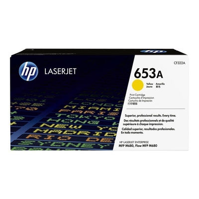 Product Toner HP 653A - Yellow - original - LaserJet (CF322A) base image