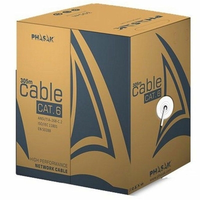 Product Καλώδιο Δικτύου UTP Cat.6 Phasak PHR 6301 Γκρι 305 m base image
