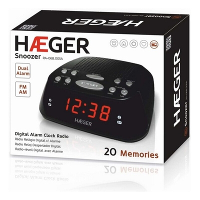 Product Ρολόι-Ραδιόφωνο Haeger RA-06B.005B Μαύρο base image