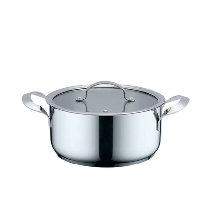 Product Κατσαρόλα με Καπάκι Haeger PA-20H.002A Μπεζ Γκρι ? 20 cm base image
