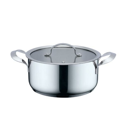 Product Κατσαρόλα με Καπάκι Haeger PA-24H.003A Μπεζ Γκρι ? 24 cm base image