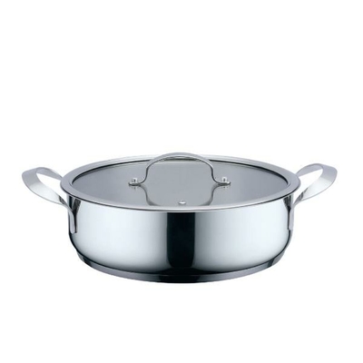 Product Κατσαρόλα με Καπάκι Haeger PA-24L.004A Μπεζ Γκρι ? 24 cm base image