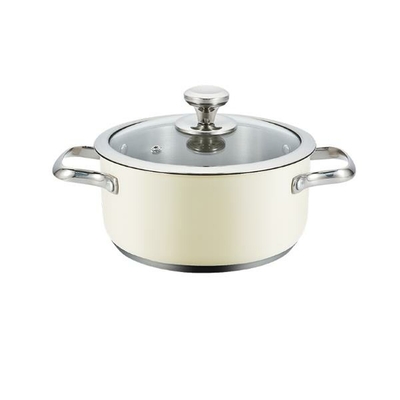 Product Κατσαρόλα με Καπάκι Haeger PA-18H.006A Μπεζ ? 18 cm base image