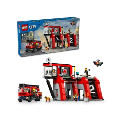 Product Lego 60414 Fire station with Fire engine base image
