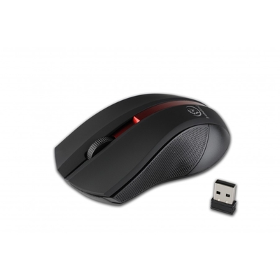 Product Ποντίκι Ασύρματο Rebeltec Optical Galaxy Black/Red Rubber Surface base image