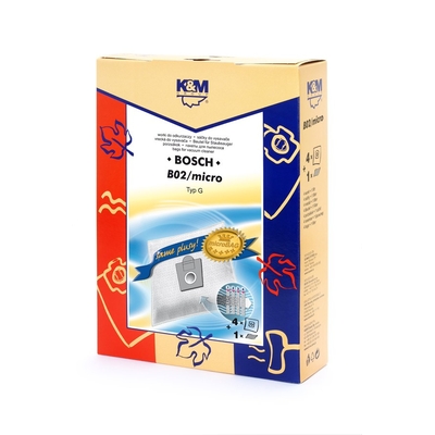 Product Σακούλες Σκούπας K&M 4 pcs. 1 filter B02/micro base image