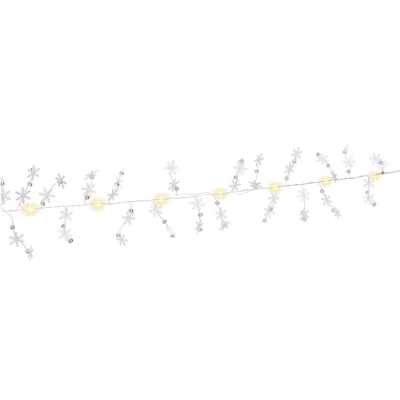 Product Χριστουγεννιάτικα Λαμπάκια LED Goobay με νιφάδες χιονιού 57948, 3000K, 1.3m, 5lm, 10 LEDs base image