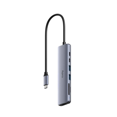 Product Docking Station Cudy USB-C UH407 7-In-1 HDMI SD/TF 4K base image