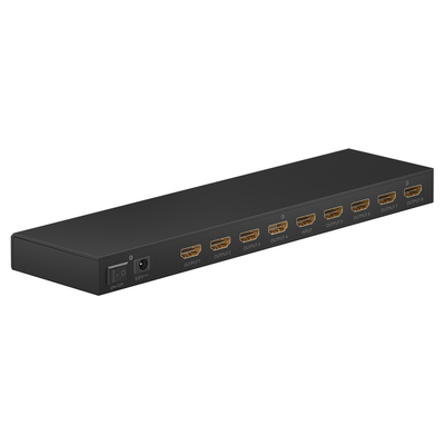 Product Goobay Hdmi Splitter 58484, 1-In Σε 8-Out, 4k/60hz, Μαύρο base image