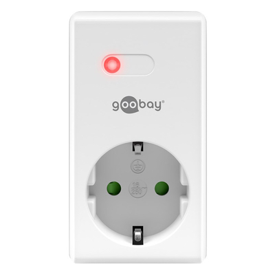 Product Μονόπριζο Ασφαλείας Goobay 58690 ραδιοελεγχόμενος, schuko, 5A, λευκός base image
