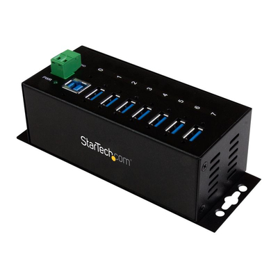 Product USB Hub StarTech Industrial 7 Port USB 3.0 Hub with Surge Protection base image