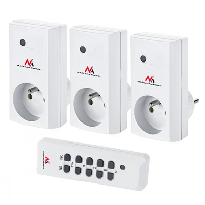 Product Μονόπριζο Maclean MCE153 remote controlled 3pcs. - programmable base image