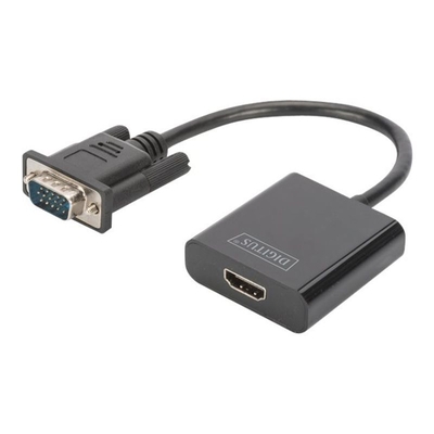 Product Αντάπτορας HDMI Digitus DA-70473 - video / audio adapter - VGA - 15 cm base image