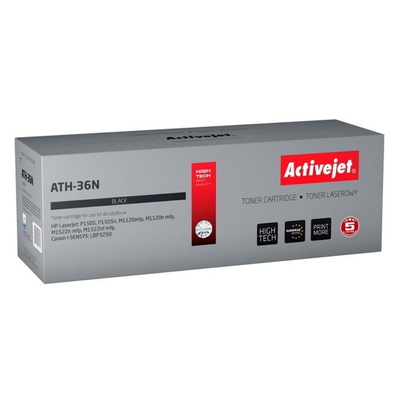 Product Toner συμβατό Activejet ATH-36N για HP, HP CB436A / Canon CRG-713 , Black base image