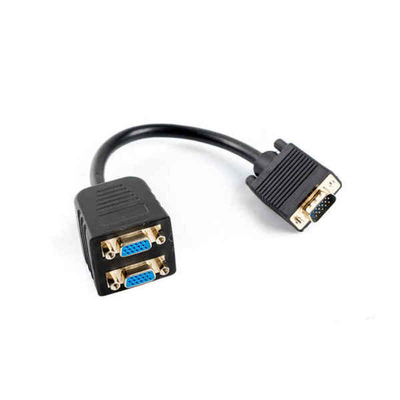 Product Καλώδιο Επέκτασης VGA Lanberg AD-0020-BK 0,2 m base image