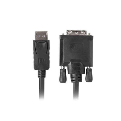 Product Καλώδιο DisplayPort Lanberg CA-DPDV-10CU-0018-BK Μαύρο base image