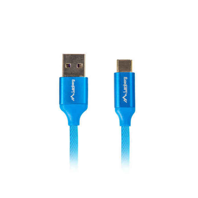 Product Καλώδιο USB A σε USB C Lanberg Quick Charge 3.0 Μπλε 0,5 m base image