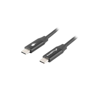 Product Καλώδιο USB C Lanberg CA-CMCM-40CU-0018-BK (1,8 m) Μαύρο base image