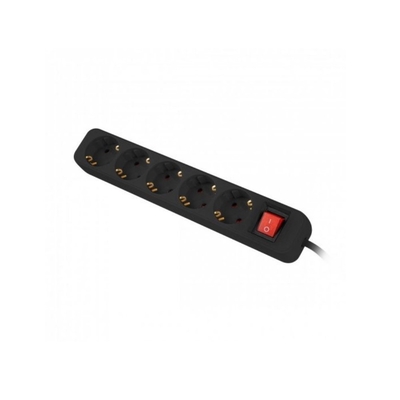 Product Πολύπριζο για Πρίζες 5 Θέσεων Schuko Lanberg 1,5 m Μαύρο base image