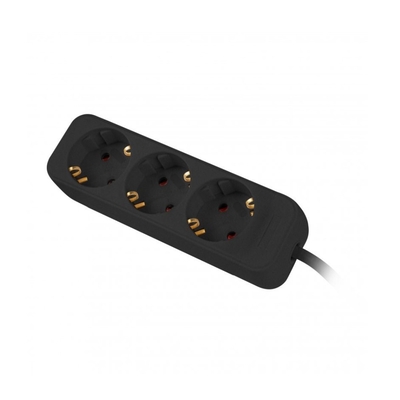 Product Πολύπριζο 3 Tomas Schuko Lanberg 2500 W 1,5 m Μαύρο base image