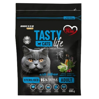 Product Γατοτροφή Biofeed Tasty Cats Life Salmon base image