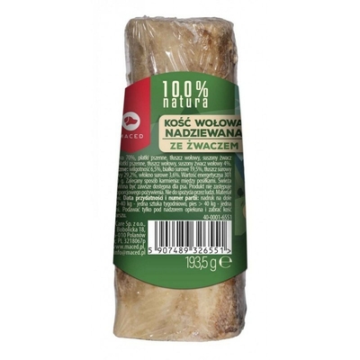 Product Μασητικό Οδοντοφυΐας Σκύλου Maced Bone stuffed with beef rumen Βοδινό κρέας base image