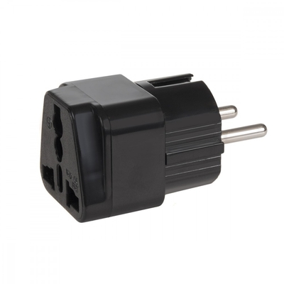 Product Αντάπτορας Maclean Socket Uk On Eu Plug Universal Maclean Mce155 Black base image