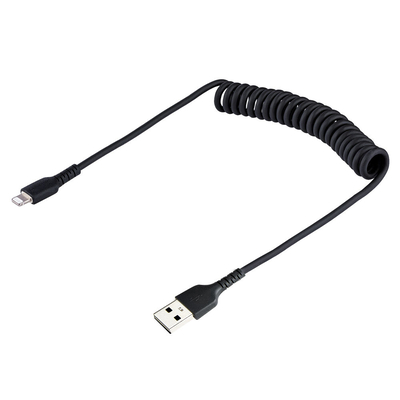 Product Καλώδιο USB σε Lightning Startech RUSB2ALT50CMBC Μαύρο 50 cm base image