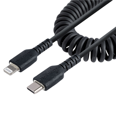 Product Καλώδιο USB σε Lightning Startech RUSB2CLT1MBC Μαύρο 1 m base image