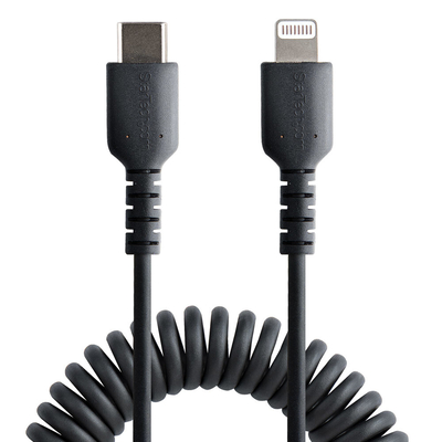 Product Καλώδιο USB σε Lightning Startech RUSB2CLT50CMBC Μαύρο 50 cm base image