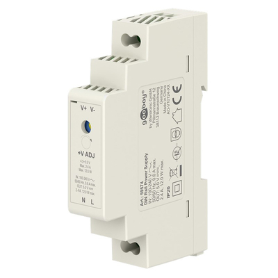 Product Goobay Τροφοδοτικό 59574 Για Din Rail, 5v/2.4a, 12w, Ip20 base image