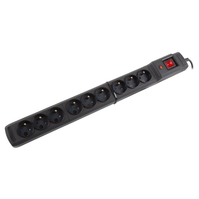Product Πολύπριζο Ασφαλείας Armac Multi M9 1.5m Black Strip (9 Slots) base image