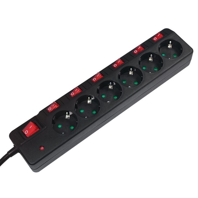 Product Πολύπριζο Ασφαλείας Logilink - power strip - 3680 Watt base image