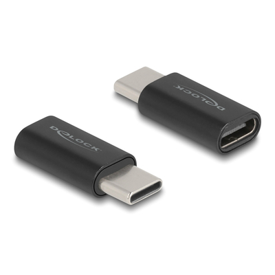 Product Αντάπτορας USB Delock USB-C 60034, αρσενικό σε θηλυκό, 10Gbps, μαύρος base image