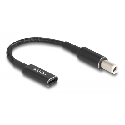 Product Καλώδιo Τροφοδοσίας Delock 60037, Type-C σε Dell 7.4x5.0mm, 15cm, μαύρο base image