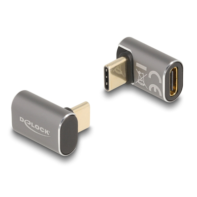Product Αντάπτορας USB Delock Type-C 60054, αρσενικό σε θηλυκό, 100W, 40Gbps, γκρι base image