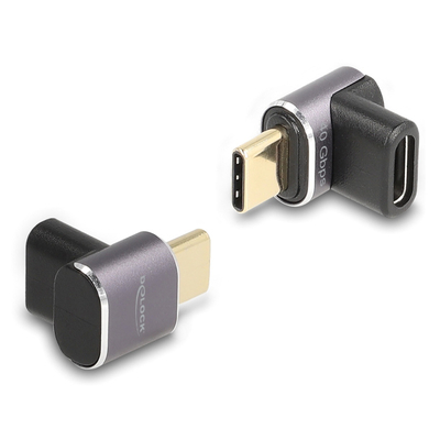Product Αντάπτορας USB-C Delock 60059, Αρσενικό σε Θηλυκό, 100W, 40Gbps, Γκρι base image