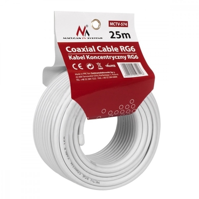Product Καλώδιο Maclean Coaxial Cable Mctv-574 1.0ccs Rg6 25m base image
