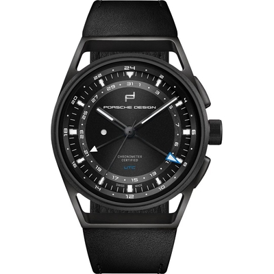 Product Ανδρικό Ρολόι Porsche Design 6023400000000 Δερμάτινο Λουράκι Μαύρο base image