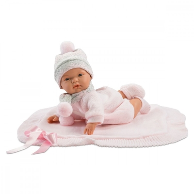 Product Κούκλα Baby With Sound, Cries And Says Mama, Papa base image