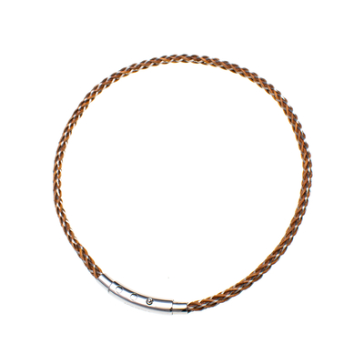 Product Κολιέ Viceroy 6059P01210 (45cm) από Ατσάλι, Textile Brown, Silver base image