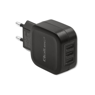 Product Φορτιστής Πρίζας Qoltec 17w | 5v | 3.4a | 3xusb base image