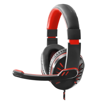 Product Headset Esperanza Gaming Crow Red base image