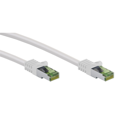 Product Καλώδιο Δικτύου Goobay 61104, CAT 8.1 S/FTP, copper, GHMT, 1m, λευκό base image