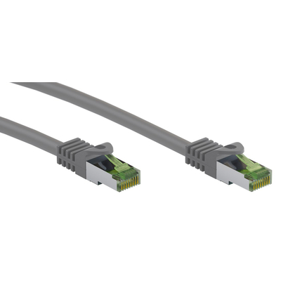 Product Καλώδιο Δικτύου Goobay 61113, CAT 8.1 S/FTP, copper, GHMT, 0.25m, γκρι base image