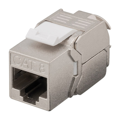 Product Αξεσουάρ Δικτύου Goobay Keystone module RJ45 CΑΤ 8.1 61129, STP, 2000 MHz, GHMT, ασημί base image