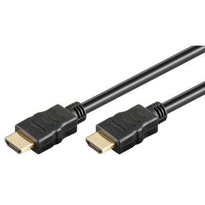 Product Καλώδιο HDMI Goobay 2.0 61159 με Ethernet, 4K/60Hz, 18 Gbps, 2M, Μαύρο base image