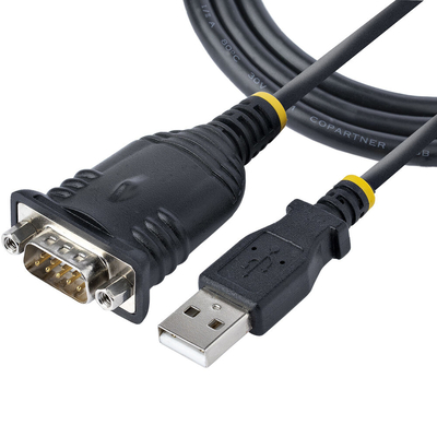 Product Καλώδιο USB σε Θύρα Σειράς Startech 1P3FP-USB-SERIAL Μαύρο base image