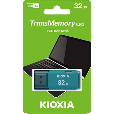 Product USB Flash 32GB Kioxia 2.0 HAYABUSA AQUA U202 base image