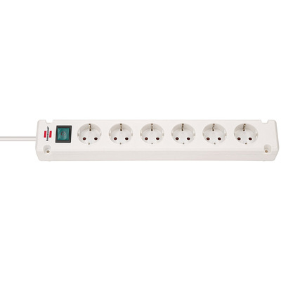 Product Πολύπριζο Με Διακόπτη Brennentuhl Comfort-Line Bremounta 6 Θέσεων 1,5m White base image